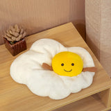 Pretzel Croissant Smiley Face Poached Egg Baguette Bread Plush Toy - LoveJojo