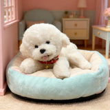 Teddy Dog Bichon Frise Puppy Plush White Stuffed Soft Animal Toy