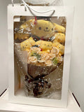 Sanrio Kawaii Pom Pom Purin Plush Bouquet Cute Soft Stuffed Toys Valentine's Day Graduation Birthday Gifts PomPomPurin Yellow