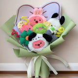 Sanrio Cinnamoroll Pochacco Kuromi Pompompurin Plush Flower Bouquet