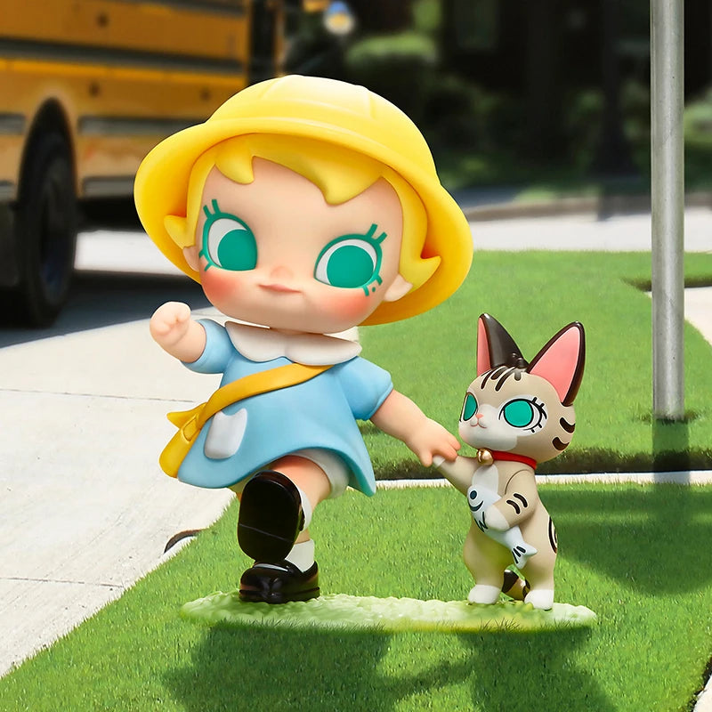 POPMART Baby Molly & Baby Tabby シリーズボックス Genuine Pop Mart Baby Molly & Baby Tabby Series Blind Box Figures
