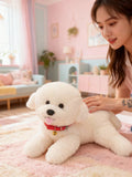 Teddy Dog Bichon Frise Puppy Plush White Stuffed Soft Animal Toy