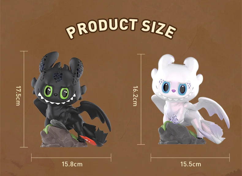 Genuine Pop Mart The Monsters Labubu - How to Train Your Dragon