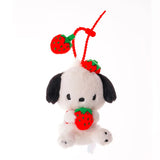 Sanrio Kawaii Plush Keychains Hello Kitty Melody Kuromi Cinnamoroll Pochacco