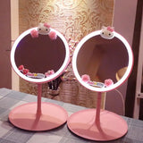 Pink Hello Kitty Mirror Make Up Desk Mirror