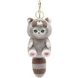 Mofusand Long Tailed Animals Series 13cm Pendant Plush Doll Cute Shark Cat - LoveJojo