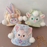 Disney StellaLou Drawstring Bag LinaBell Gelatoni Plush Cosmetic Bag