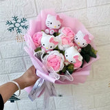 Sanrio Hello Kitty Plush Bouquet Flowers - LoveJojo