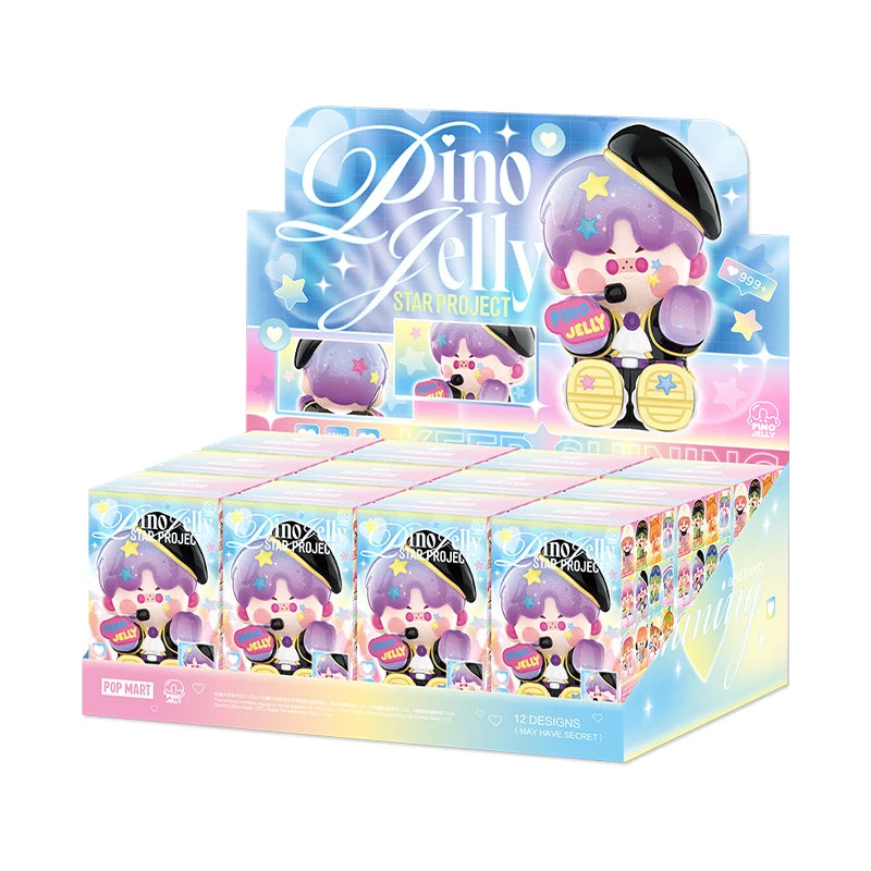 Genuine Pop Mart Pino Jelly Star Project Series Figures Blind Box