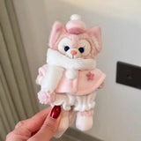 Disney Pink Winter Linabell Plush Keychain