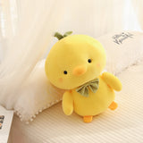 Yellow Chick Chicken Plush Green Bowtie