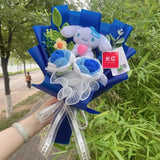 Sanrio Hello Kitty Kuromi Cinnamoroll My Melody Artificial Plush Flower Bouquet