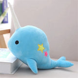 Narwhal Whale Star Plush Toy - LoveJojo