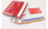 Kirby Rainbow Zipped Coin Purse