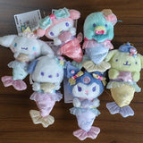 Sanrio Mermaid Cute Kuromi Hello Kitty Pochacco Plush Keyring