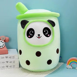 Cute Bubble Tea Plush Toy Stuffed Milk Tea Soft Boba Fruit Tea Cup Plushie