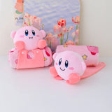 Kirby Flannel Plush Blanket Throw Pink - LoveJojo