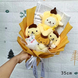 Sanrio My Melody Hello Kitty Kuromi Cinnamoroll PomPomPurin Plush Bouquet