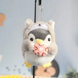 Penguin Ebi Fried Shrimp Prawn Plush Keychain 10cm