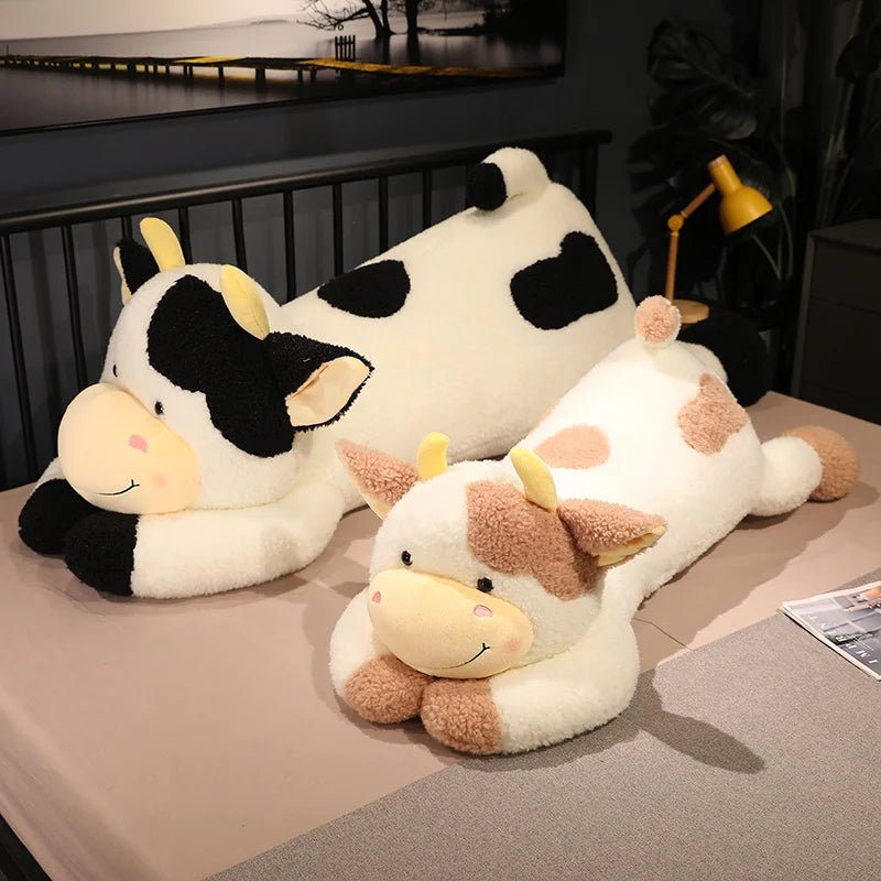 Milk Dairy Cow Plush Toy Stuffed Animal Cattle – LoveJojo