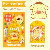 Omamori Keychain Embroidery Japanese Style Lucky Charm Bag Pendant