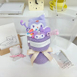 Sanrio Cinnamoroll Pochacco Kuromi Pompompurin Plush Flower Bouquet