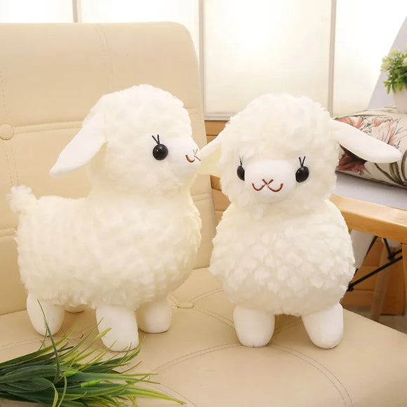 White Alpaca Sheep Llama Stuffed Plush Toy - LoveJojo