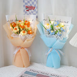 Flower Crochet Handmade Knitted Bouquet