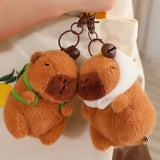 Kawaii Snack Attack: Hamburger Capybara Dog Pig Capibaras Pizza Bubble Tea Cushion Plush