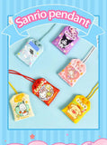 Omamori Keychain Embroidery Japanese Style Lucky Charm Bag Pendant