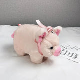 Pink Pig Plush Crossbody Bag