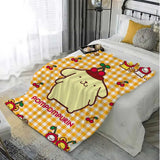 Sanrio PomPomPurin Fleece Throw Blanket