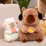 Kawaii Snack Attack: Hamburger Capybara Dog Pig Capibaras Pizza Bubble Tea Cushion Plush