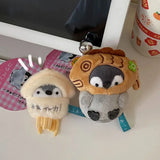 Penguin Ebi Fried Shrimp Prawn Plush Keychain 8cm