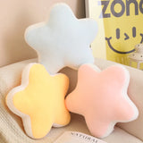 Pastel Rainbow Cloud Plush Moon Multicoloured Stripey Candy Star Moon Plush