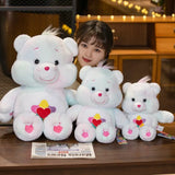 Care Bears Pink Sakura White Heart Plush Toy (22cm or 45cm)