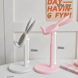 Bunny Rabbit Ears Phone Stand Telescopic - Pink, White, Blue or Black
