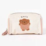 Miffy Canvas Plush Embroidery Cosmetic Bag