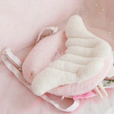 Angel Wings Pink Backpack Rucksack Bag Baby Girl White Wings