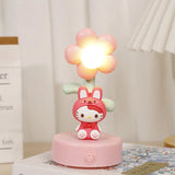 Sanrio Night Light Kuromi Hello Kitty Lamp.