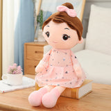 Kawaii Plush Girl Dolls with Rabbit Ears