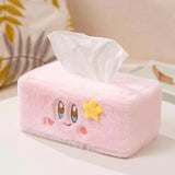 Star Kirby Plush Tissue Box Storage Pink Holder Case Home Decoration