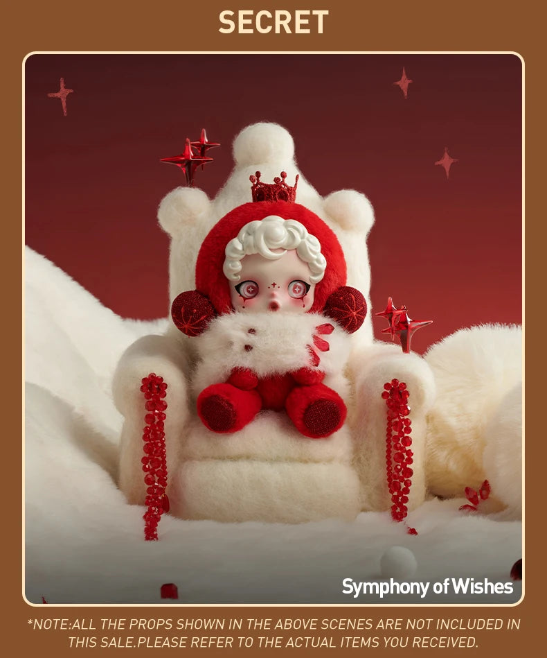 SKULLPANDA Winter Symphony シークレット wishes Skullpanda Winter Symphony Series Plush Pendant Secret