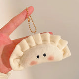 Dumpling Plush Pendant Key Ring