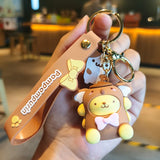 Kawaii Hello Kitty Keychain Sanrio My Melody Kuromi Cinnamoroll Car Key Ring Keychain - LoveJojo