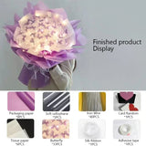 Butterfly Bouquet With Light String Handmade Flower Bouquet