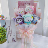 Sanrio Plush Bouquet My Melody Kuromi Cinnamoroll Hello Kitty - LoveJojo