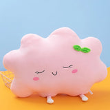 Happy Yellow Sunshine Sun Plush Smiley Cloud Rain Raindrops Weather - LoveJojo