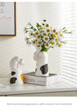 Cat Claw Design Vase Aesthetic Room Decoration Home Flower Pot Modern Table Decorative Vases Creative Bookshelf Ornaments Cute