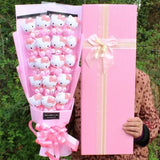 Sanrio Hello Kitty Plush Bouquet Cute Flower Gift Box
